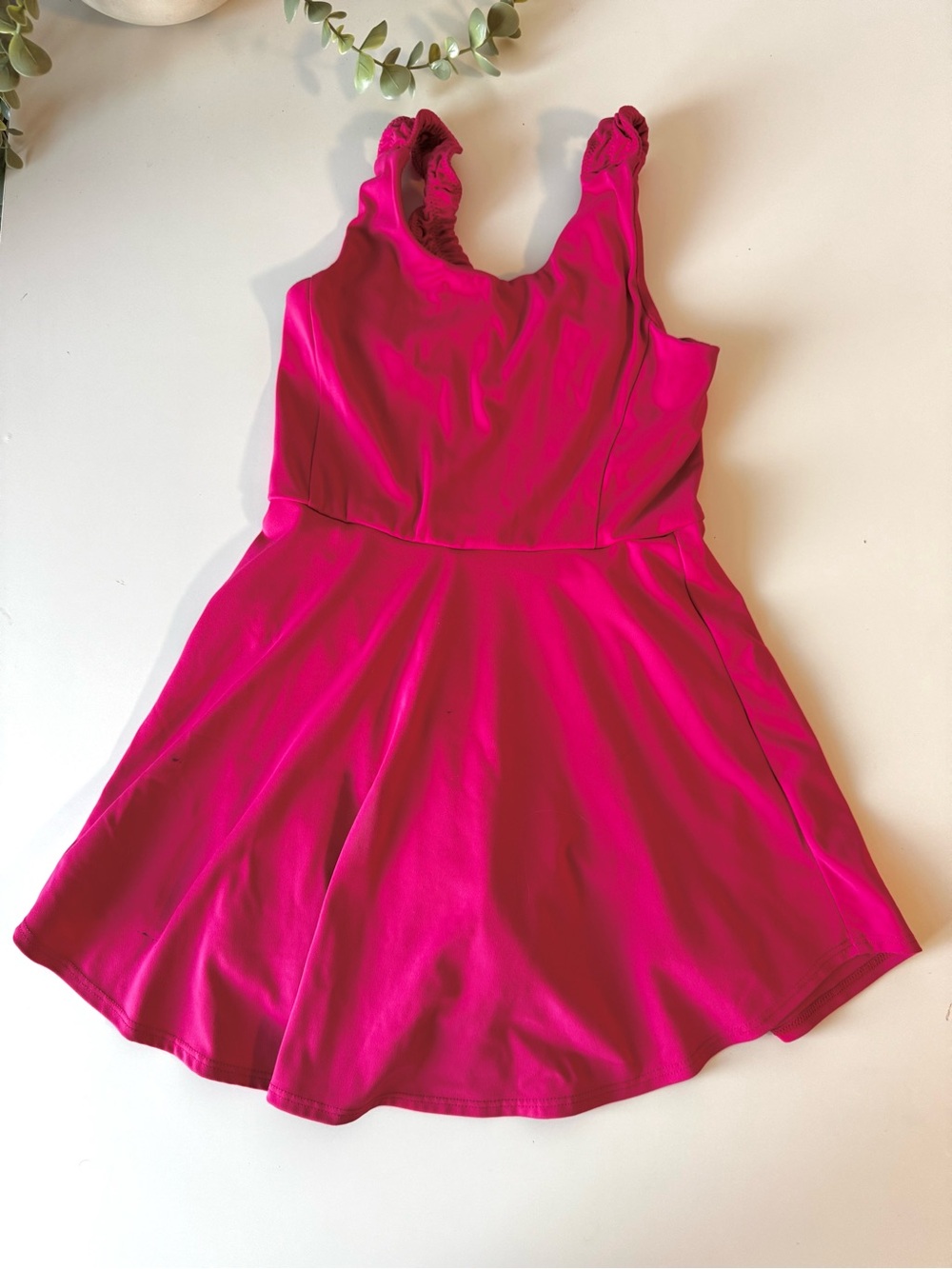 Old Navy Active Girls Pink Athletic Dress Built In Shorts Size S 6-7